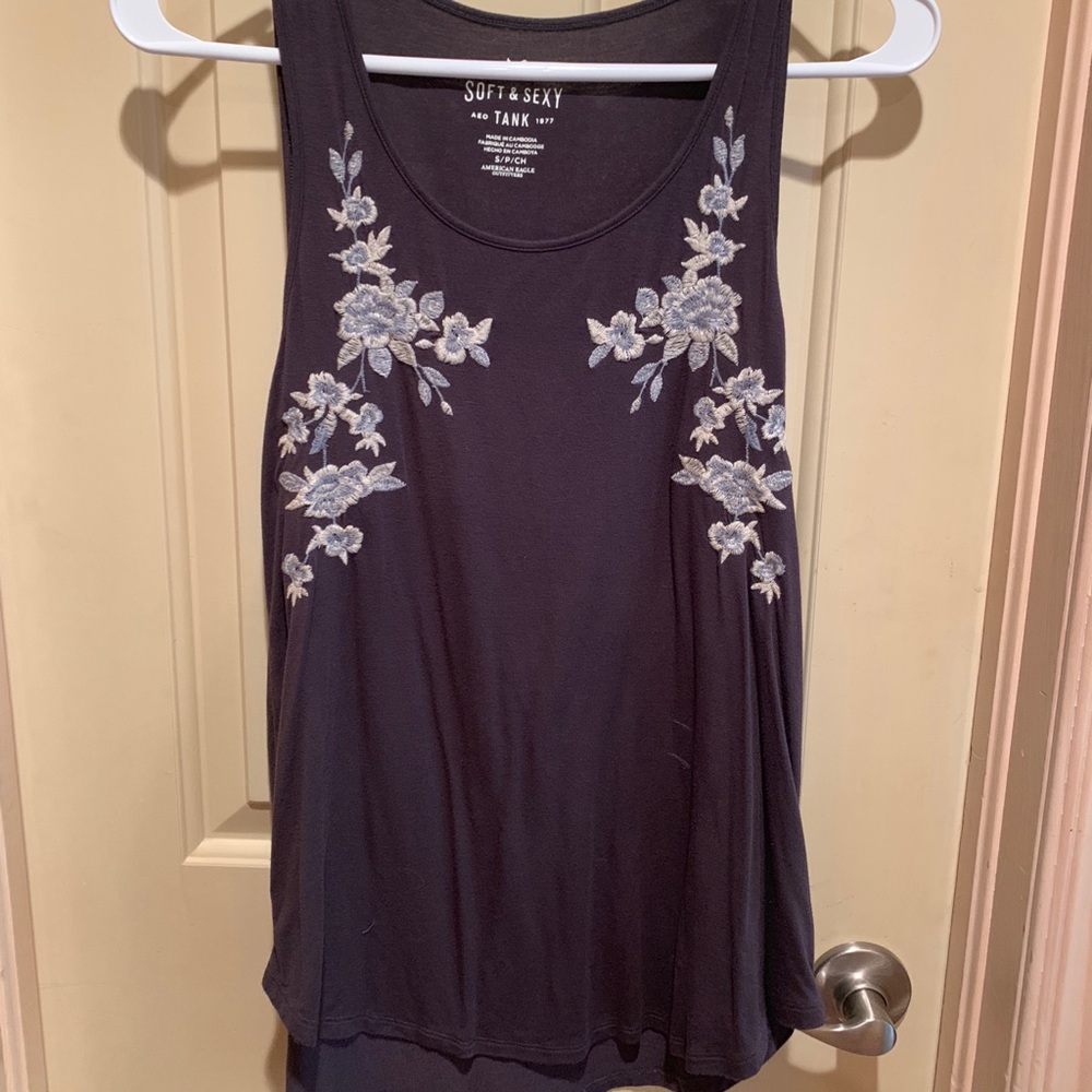 Floral tank top